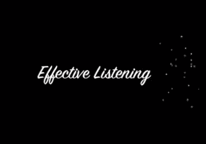Listening, part 1